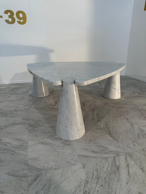 Oversize Angelo Mangiarotti Eros Series Italian Coffee Table 1971