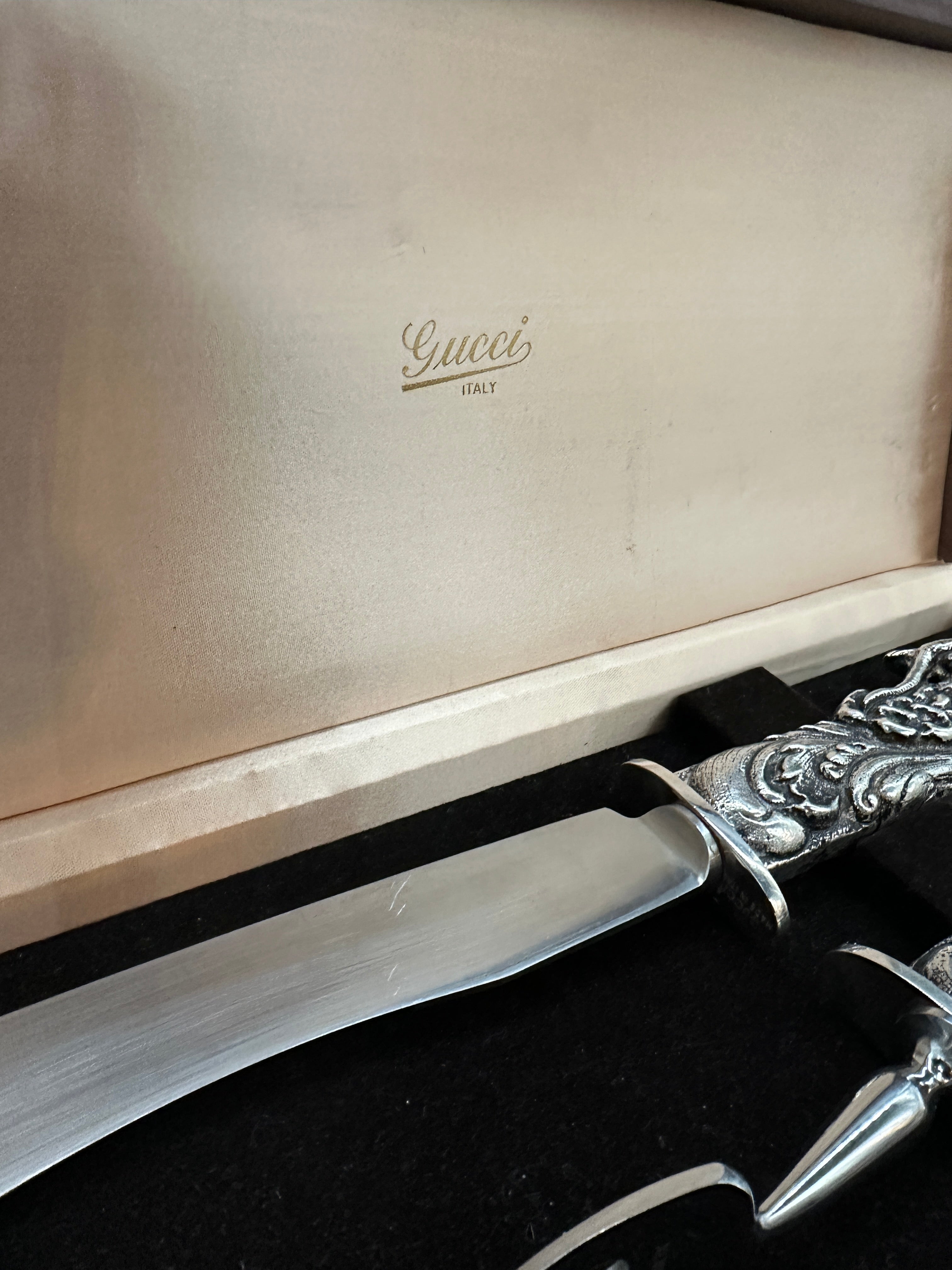 Gucci Vintage Carving Set