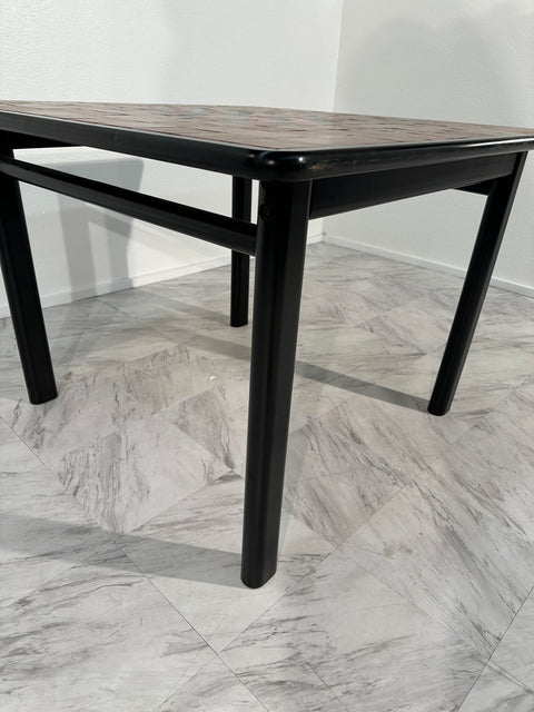 Mid Century Italian Rosewood Game Table 1970s
