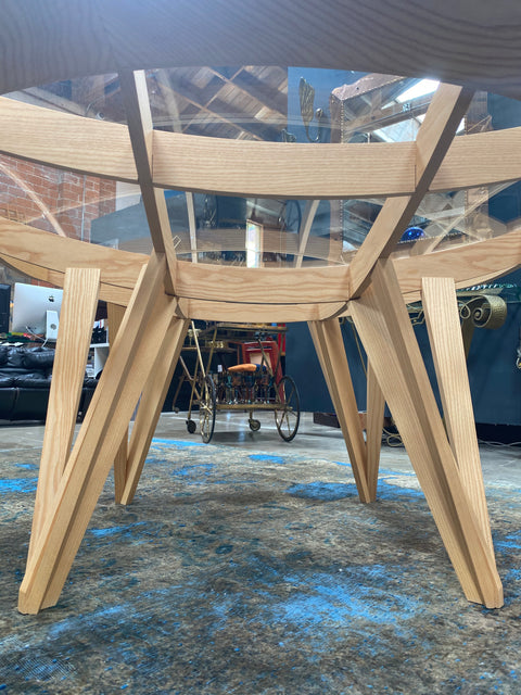 "Opera Roundl Dining Table Drawn by Mario Bellini